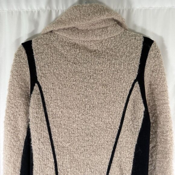 Sparrow Anthropologie Sweater Women's Medium Beige Knit Wool Mohair Full Zip - Picture 10 of 11